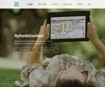 Nyhedskiosken.dk(Nyhedskiosken) Screenshot