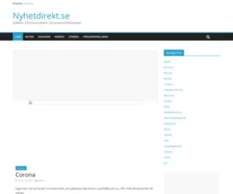 Nyhetdirekt.se(Nyheter och pressmeddelande) Screenshot