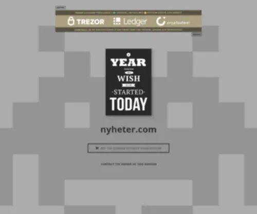 Nyheter.com(Crowdfunding Awareness Campaign) Screenshot