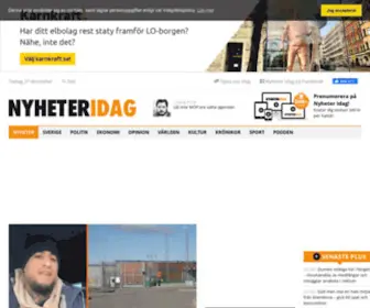 Nyheteridag.se Screenshot