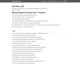 Nyhetsnotiser.se(Nyhetsnotiser) Screenshot