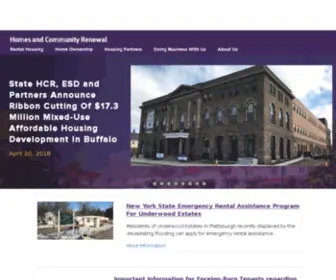 Nyhomes.org(New York State Homes and Community Renewal) Screenshot