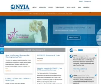 Nyia.org(New York Insurance Association) Screenshot