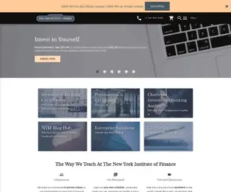 Nyif.com(The New York Institute of Finance) Screenshot