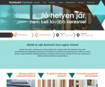 Nyilaszaro-Centrum.net(Olcsó fa és műanyag ablakok árak) Screenshot