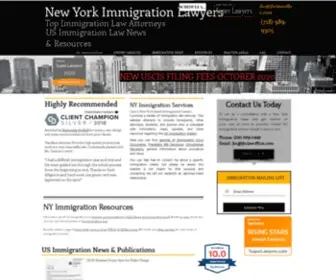 Nyimmigration.org(US immigration lawyer) Screenshot