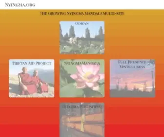 Nyingma.org(Landing page for the Nyingma Mandala) Screenshot