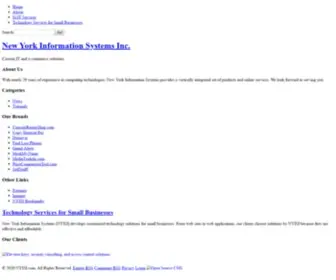 Nyisi.com(New York Information Systems) Screenshot