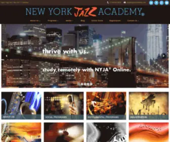 Nyjazzacademy.com(New York Jazz Academy®) Screenshot