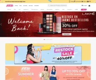 Nyka.com(Buy Cosmetics Online) Screenshot