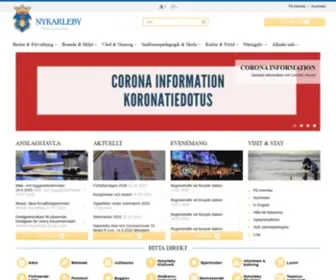 Nykarleby.fi(Småstad som bäst) Screenshot