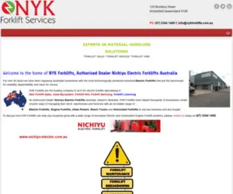 NYkforklifts.com.au(NYK Forklifts in QLD) Screenshot