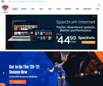 NYknicks.com(New York Knicks) Screenshot
