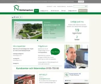 Nykopingshem.se(Nyköpingshem) Screenshot