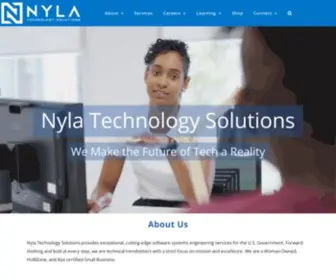 Nylatechnologysolutions.com(Nyla Technology Solutions) Screenshot