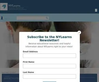 Nylearns.org(New York State's Curriculum Management and Standards) Screenshot