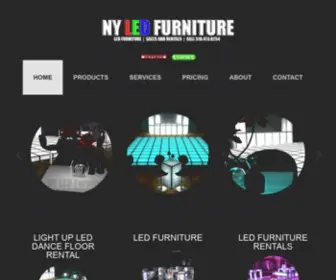 Nyledfurniture.com(NY LED Furniture Rental NYC) Screenshot