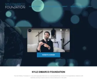 Nyledimarcofoundation.com(The Nyle DiMarco Foundation) Screenshot