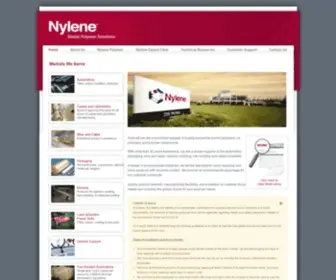 Nylene.com(Global Polymer Solutions) Screenshot