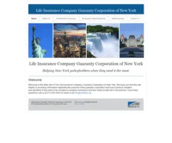 Nylifega.org(Life Insurance Company Guaranty Corporation of New York) Screenshot