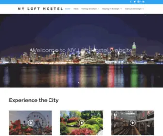 Nylofthostel.com(NY Loft Hostel) Screenshot