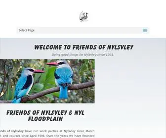 NYLSvley.co.za(Friends of Nylsvley) Screenshot