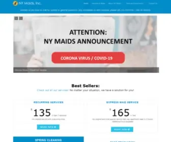 Nymaids.com(NY Maids) Screenshot