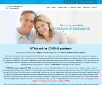 Nymamed.com(New York Medical Associates) Screenshot