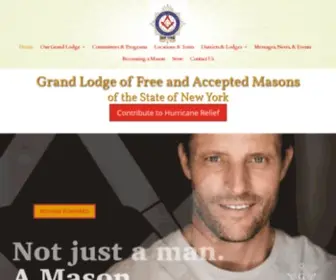 Nymasons.org(Grand Lodge of Free & Accepted Masons of the State of New York) Screenshot