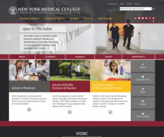 NYMC.edu(New York Medical College) Screenshot