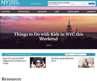 Nymetroparents.com(New York Metro Parents) Screenshot