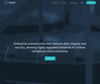 Nymi.com(Nymi) Screenshot