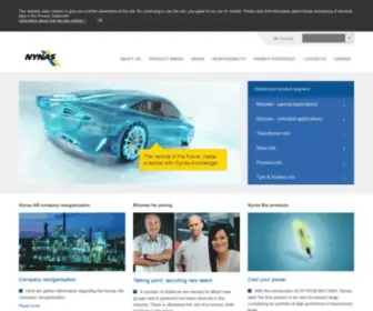 Nynas.com(Specialty oils and bitumen) Screenshot