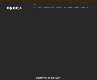 Nynex.de(VSAT internet service) Screenshot