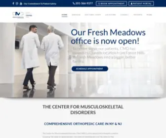 NYNJCMD.com(The Center for Musculoskeletal Disorders) Screenshot