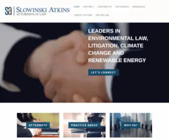 NYNjlaw.com(Slowinski Atkins a Civil Litigation Complex Case Law Firm) Screenshot