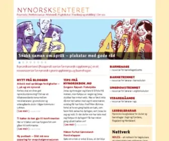 Nynorsksenteret.no(Nynorsksenteret (nasjonalt senter for nynorsk i opplæringa)) Screenshot