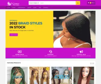 Nyomies.com(Nyomies Hair Luxury) Screenshot