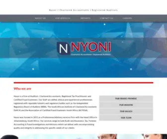 Nyoniinc.com(Nyoni I Chartered Accountants) Screenshot