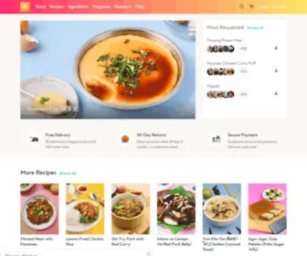 Nyonyacooking.com(Southeast Asian Recipes and Cooking Knowledge) Screenshot