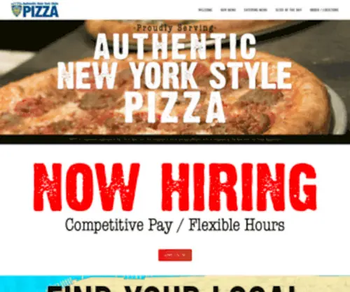 NYPdpizzeria.com(The Only Official NYPD Pizza Franchise In The World) Screenshot