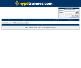 NYPDtrainees.com(NYPDtrainees) Screenshot