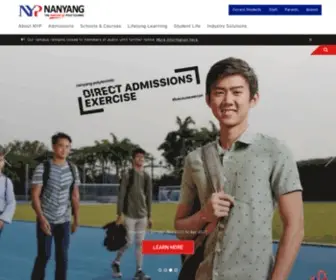 NYP.edu.sg(Nanyang Polytechnic) Screenshot