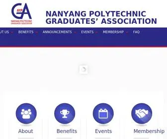 NYpga.org.sg(NANYANG POLYTECHNIC GRADUATES) Screenshot