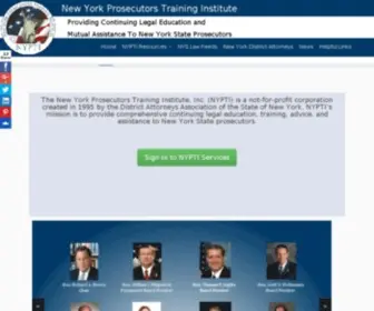 NYpti.org(New York Prosecutors Training Institute New York Prosecutors Training Institute) Screenshot