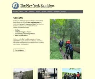Nyramblers.org(New York Ramblers Hiking Club) Screenshot
