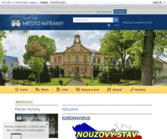 Nyrany.cz Screenshot
