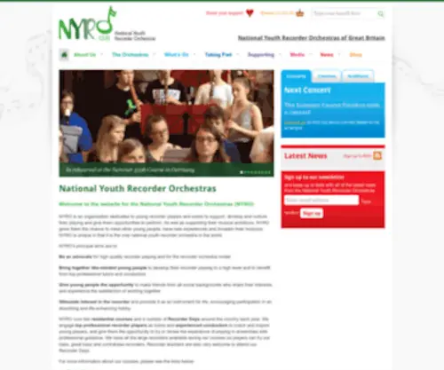 Nyro.org.uk(Nyro) Screenshot