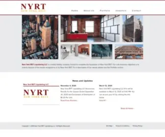 NYRT.com(New York REIT Liquidating LLC) Screenshot