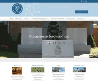 Nysac.com(New York State Association of Cemeteries) Screenshot